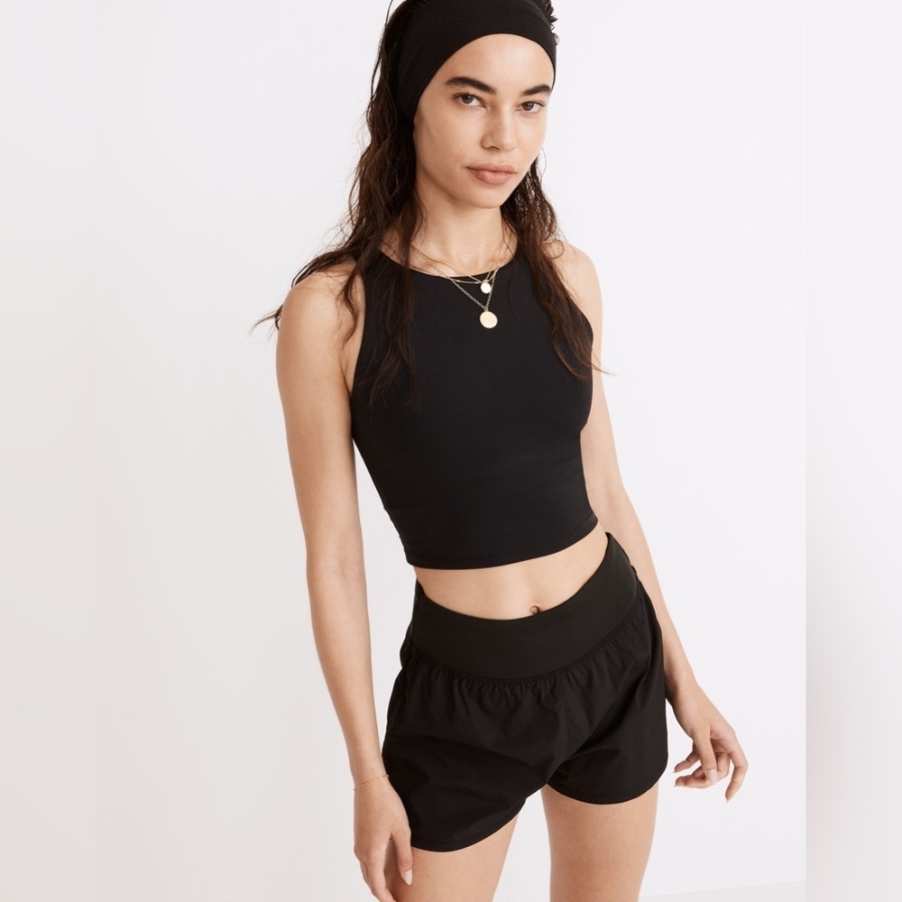 Madewell- MLW Black Running Shorts Small - Picture 6 of 6